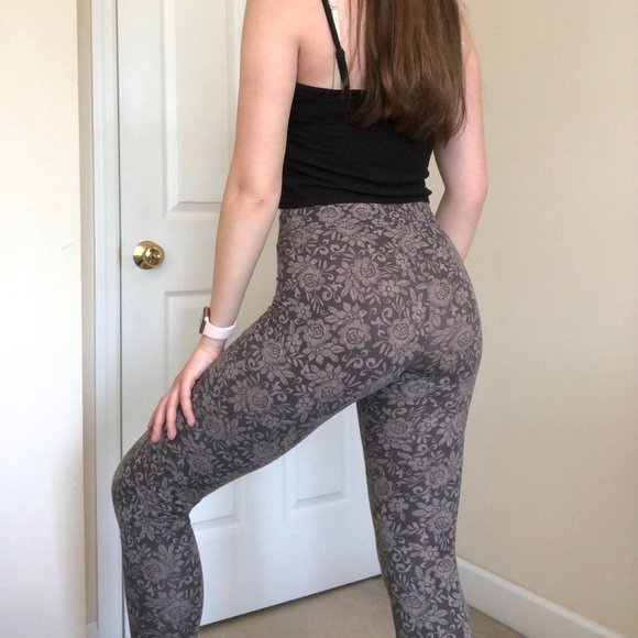 Flower Print Leggings - Picture 2 of 4